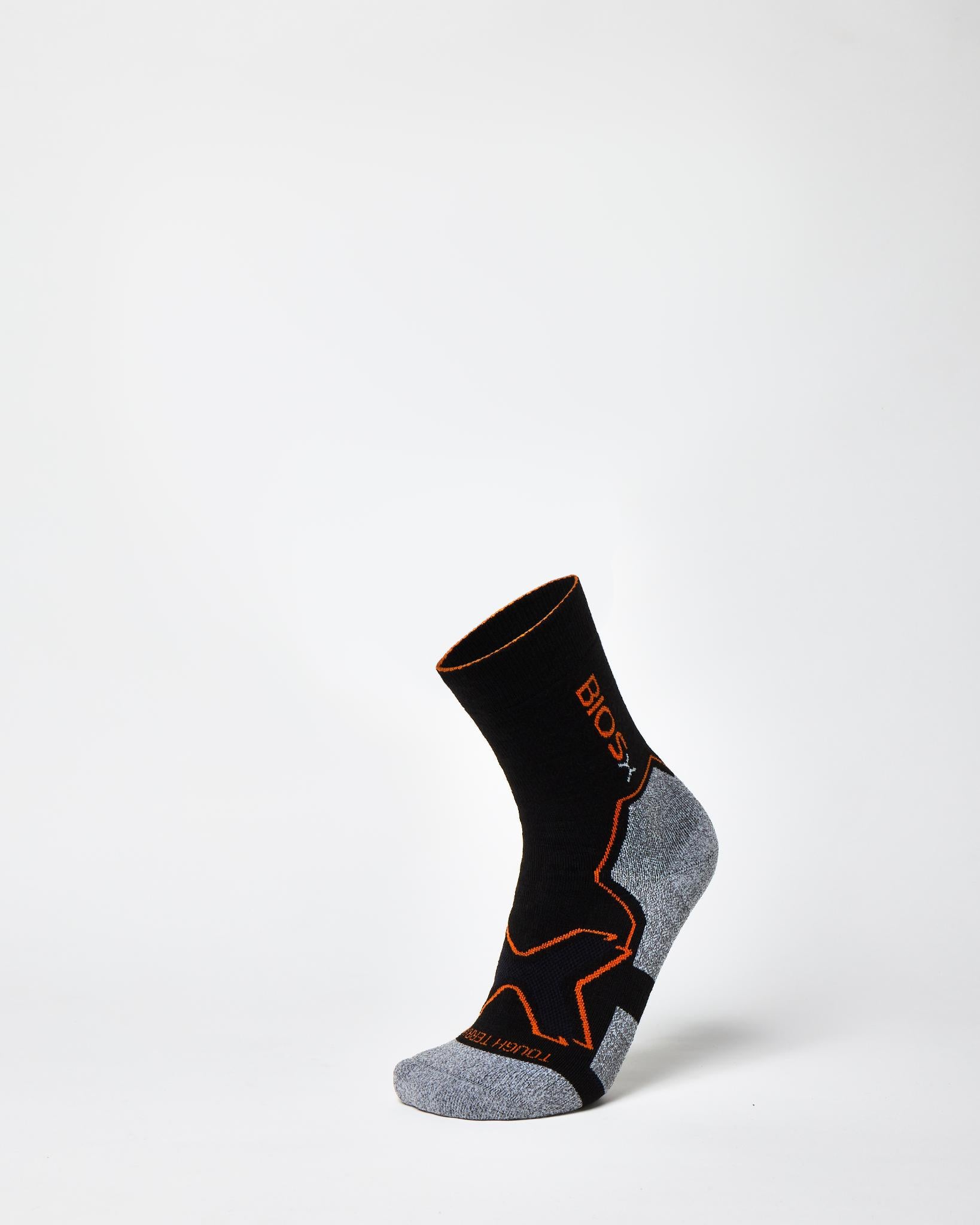 BIOSx Tough Terrain Workwear Compression Socks - Black