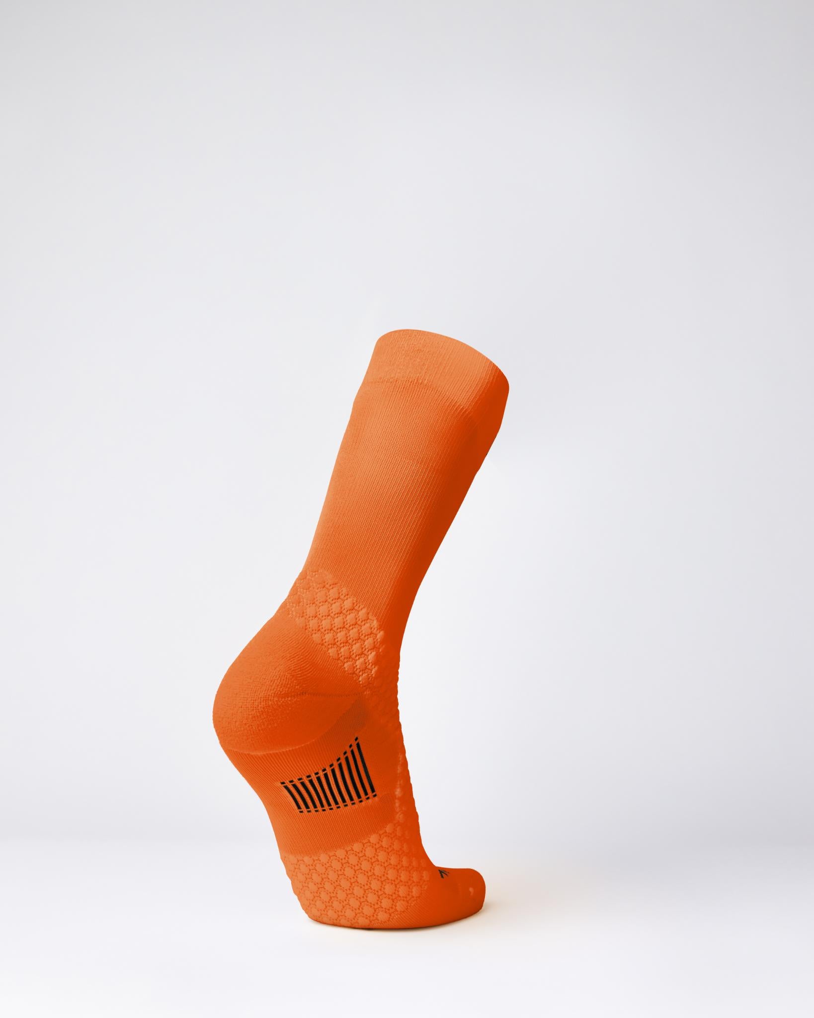 BIOSx Elite Performance Crew Compression Socks - Ignite Orange