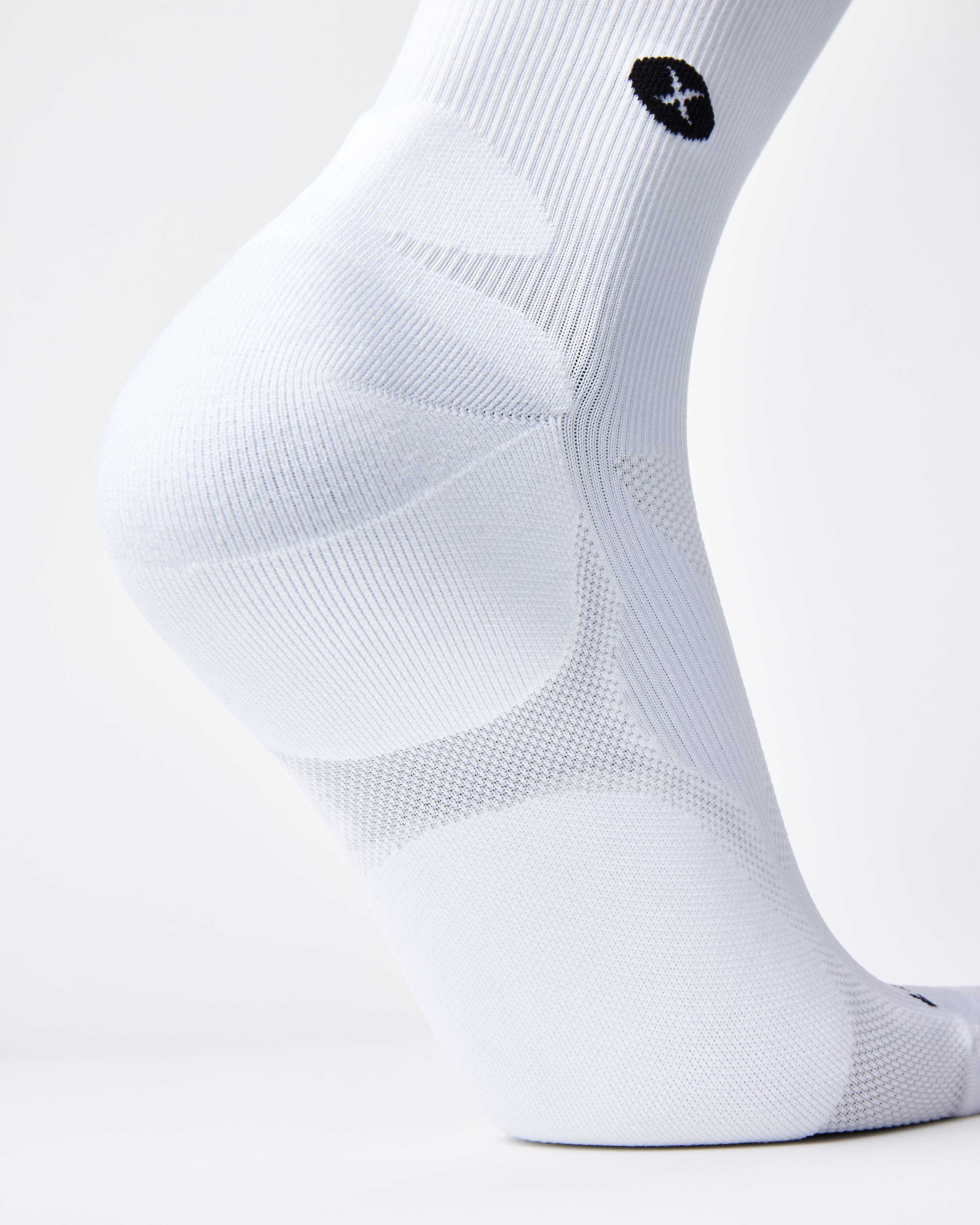 BIOSx Everyday 24/7 Compression Socks - Crisp White