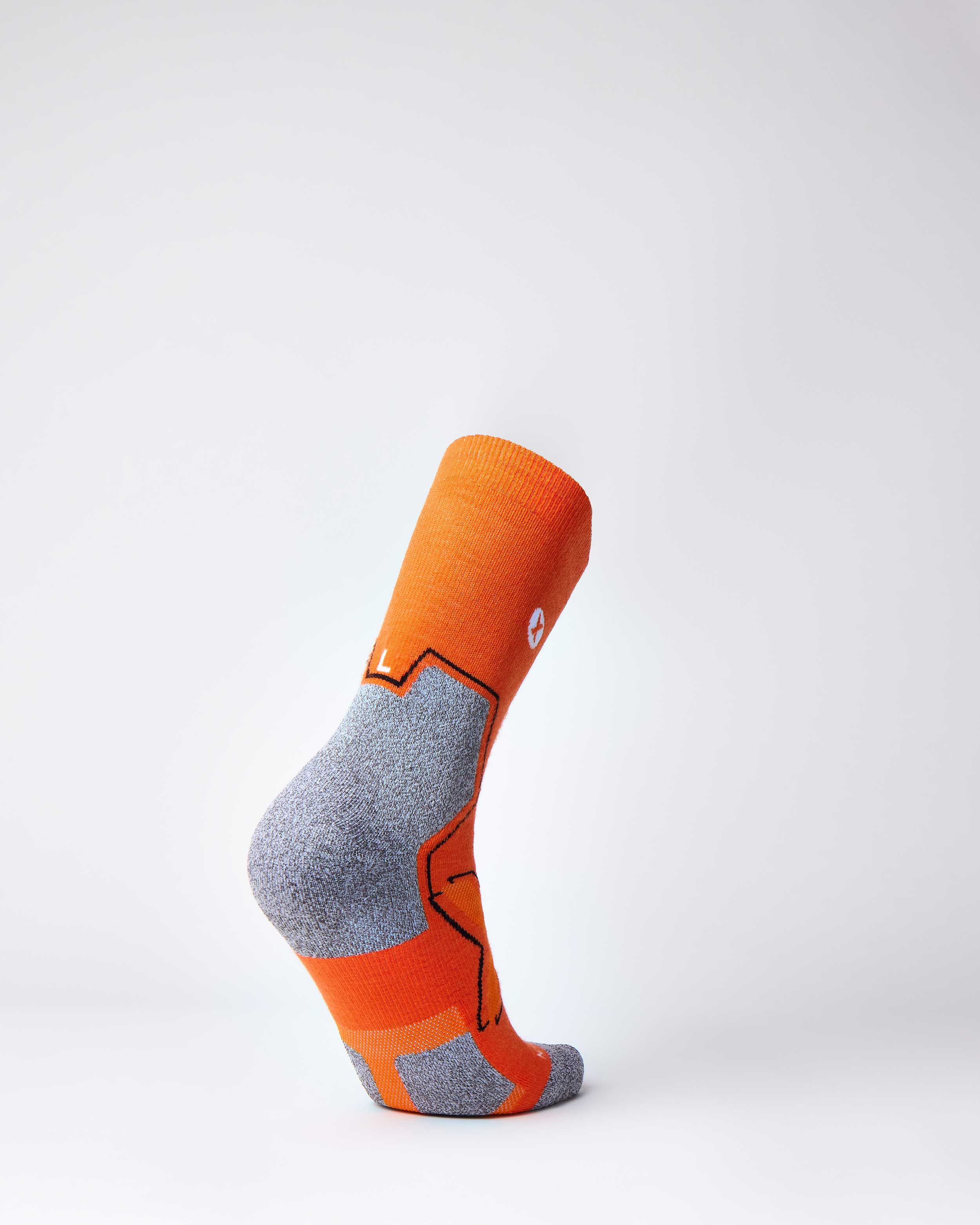 BIOSx Tough Terrain Workwear Compression Socks - Neon Orange