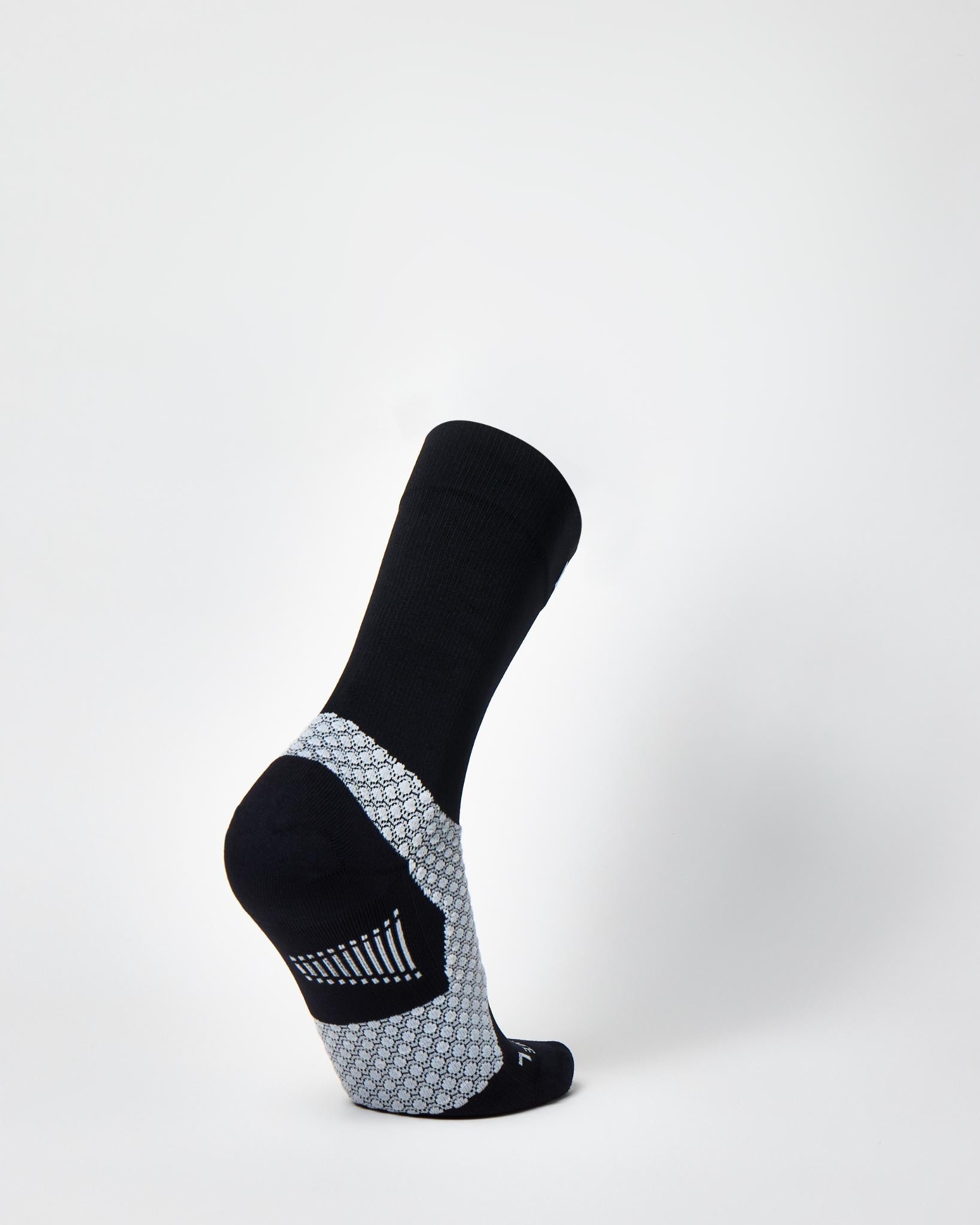 BIOSx Elite Performance Crew Compression Socks - Black