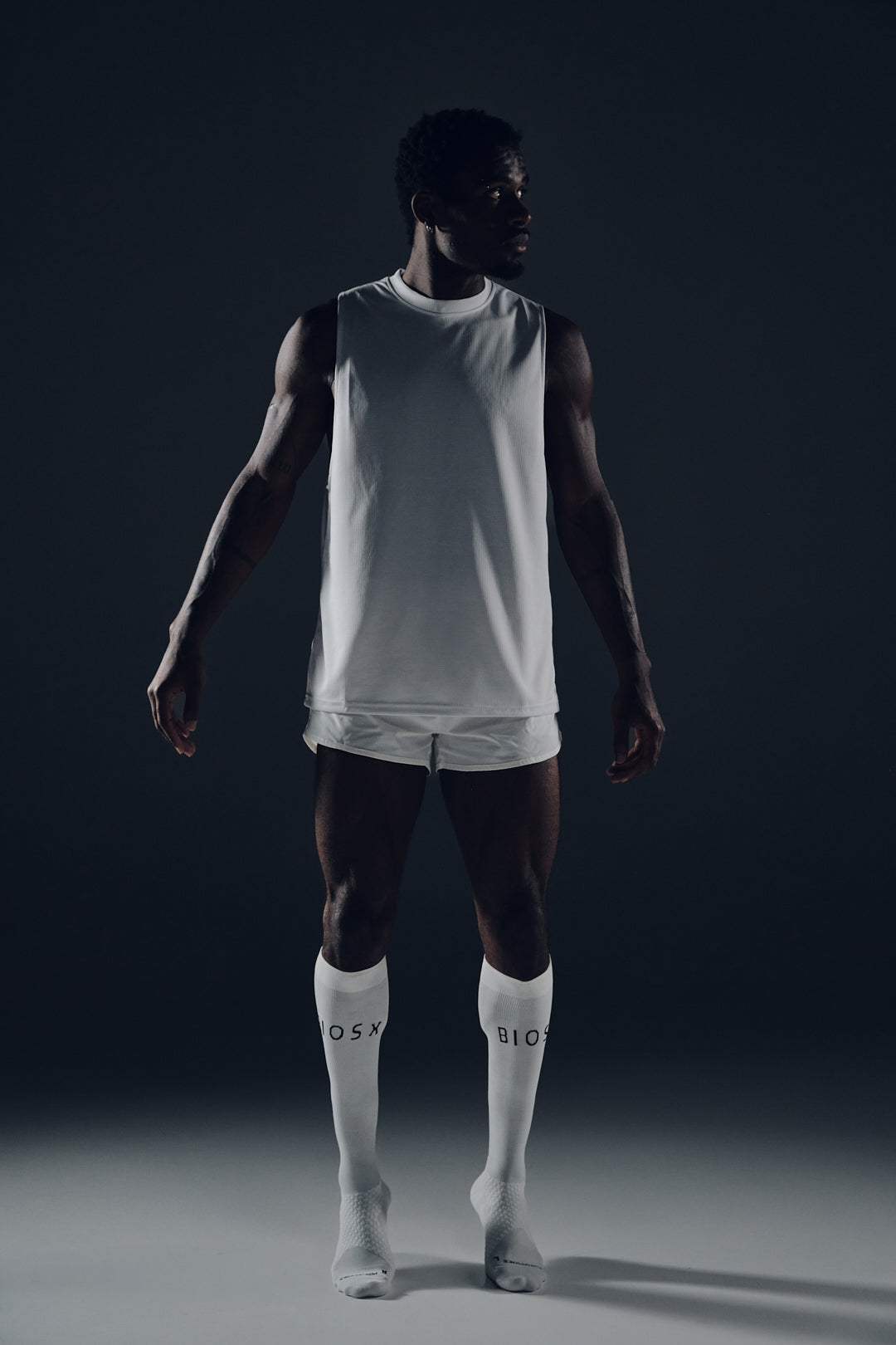 BIOSx Elite Performance Compression Socks - Crisp White