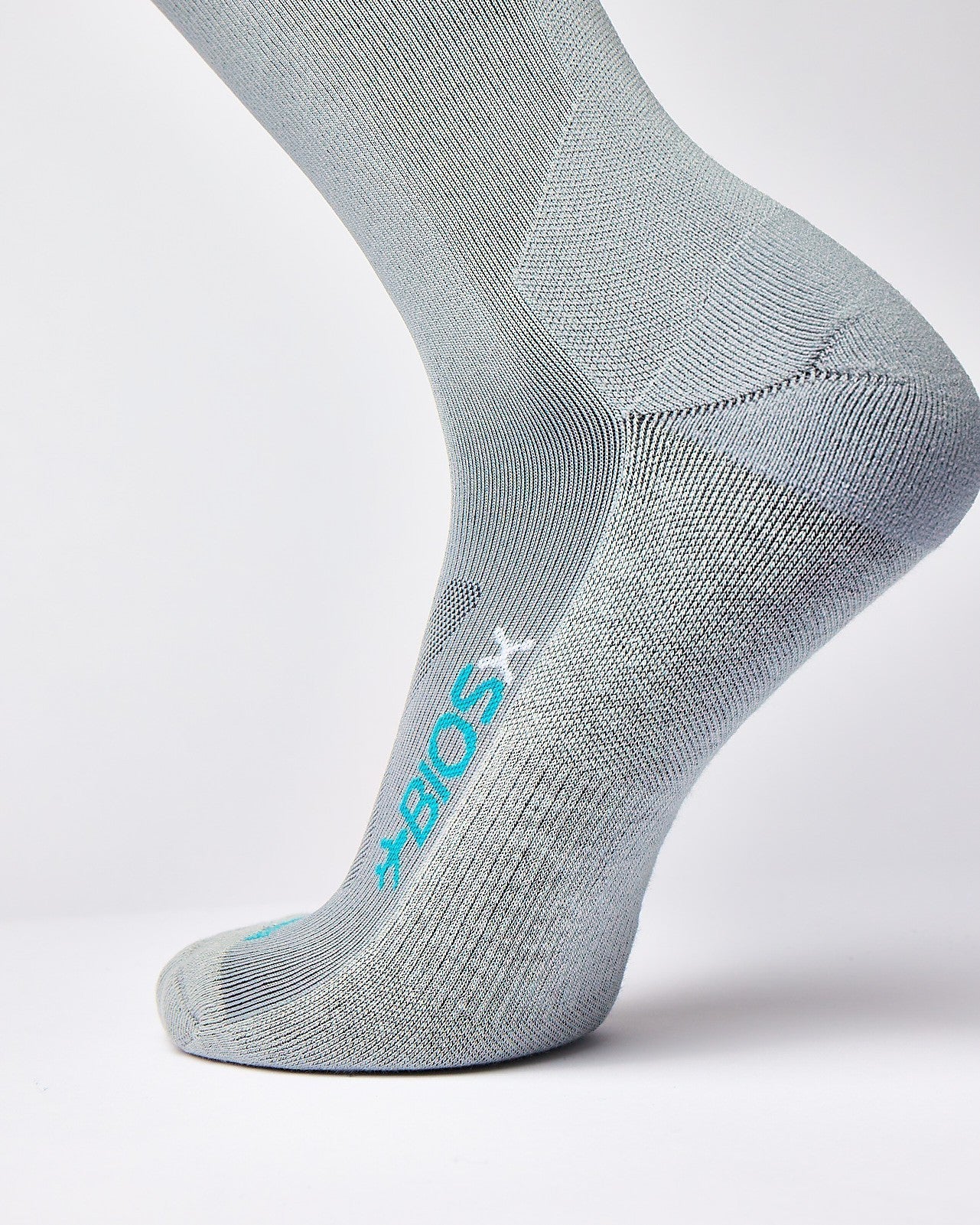 BIOSx Departures Travel Compression Socks - Pearl Grey