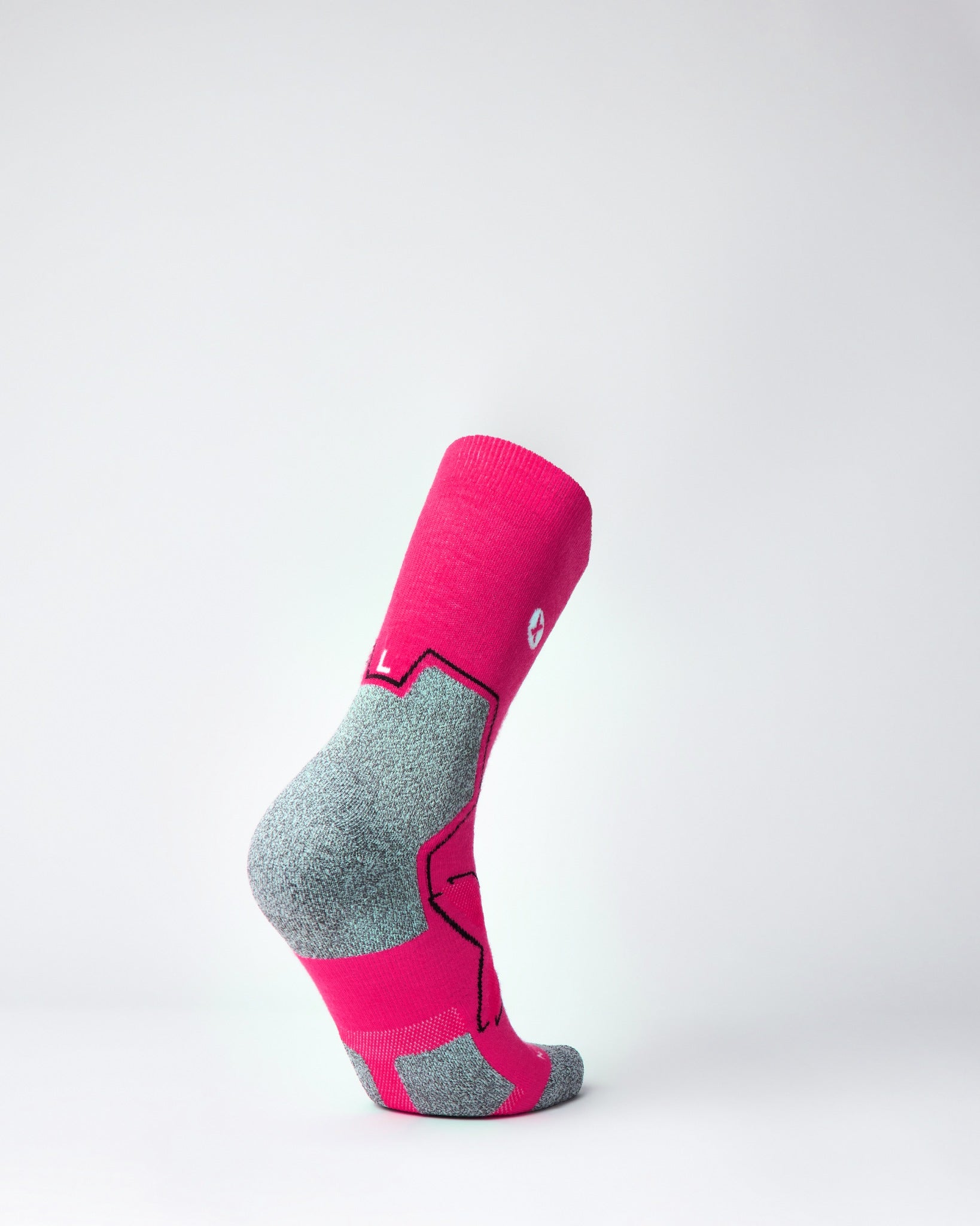 BIOSx Tough Terrain Workwear Compression Socks - Neon Pink