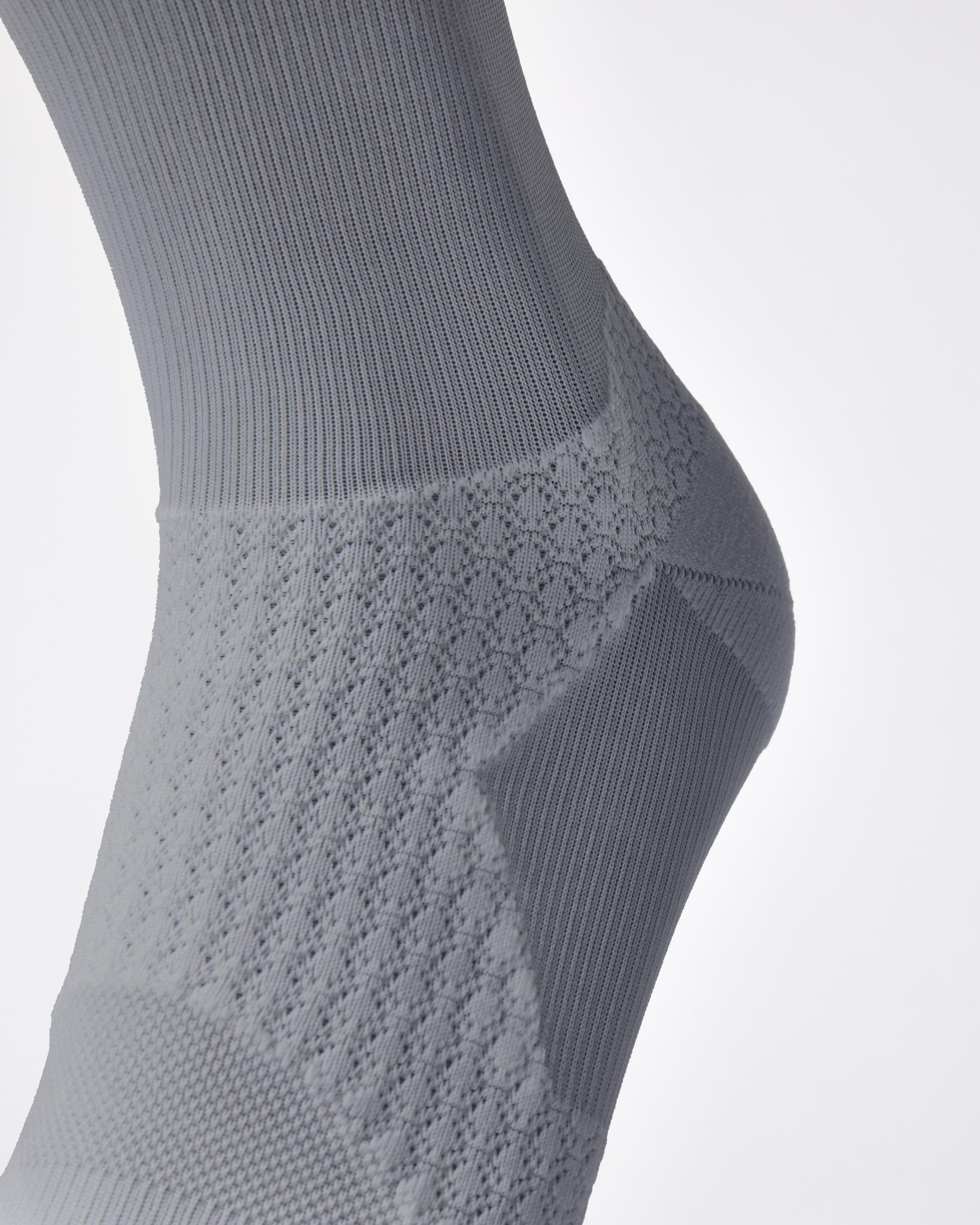 BIOSx Elite Performance Crew Compression Socks - Space Grey