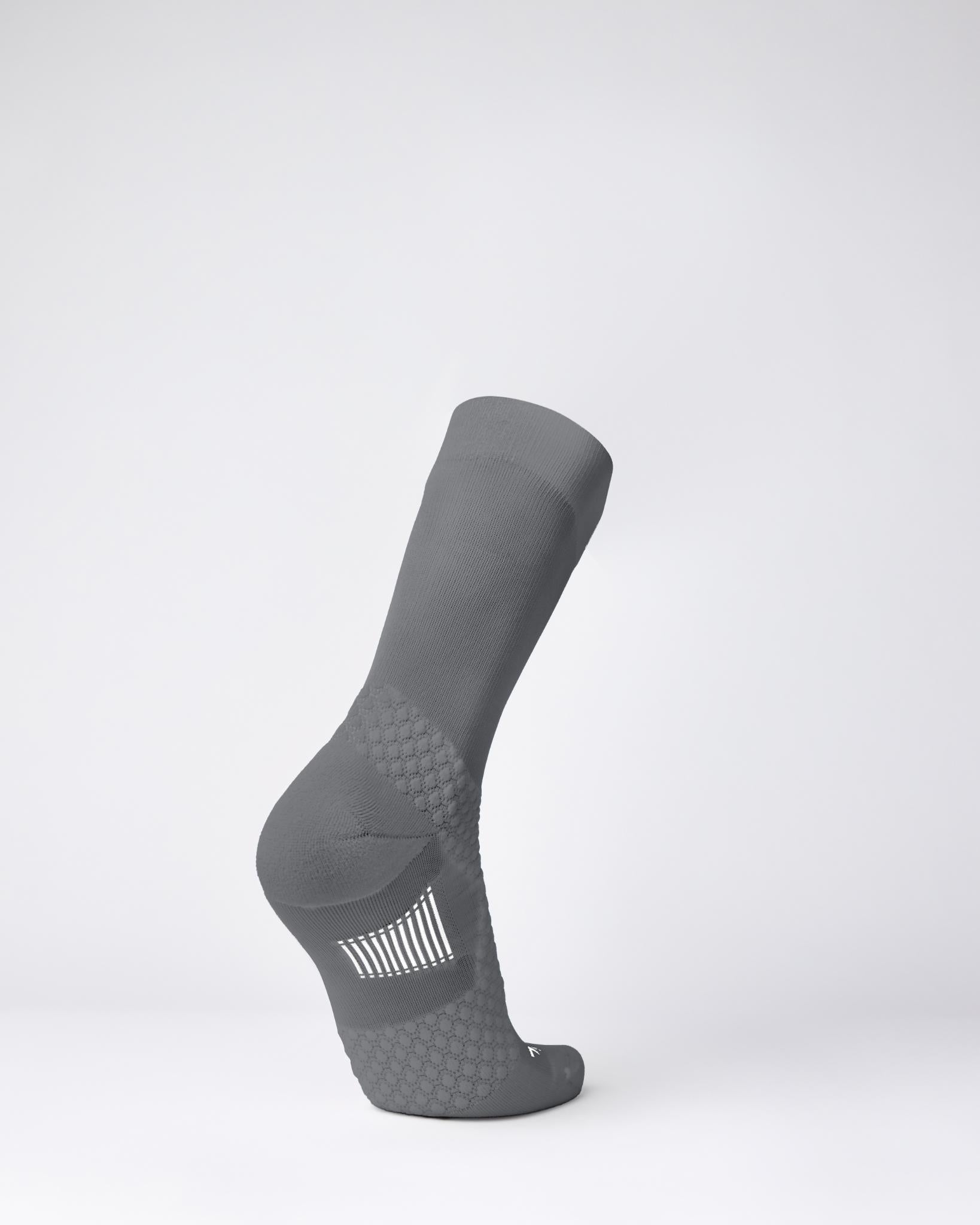 BIOSx Elite Performance Crew Compression Socks - Space Grey