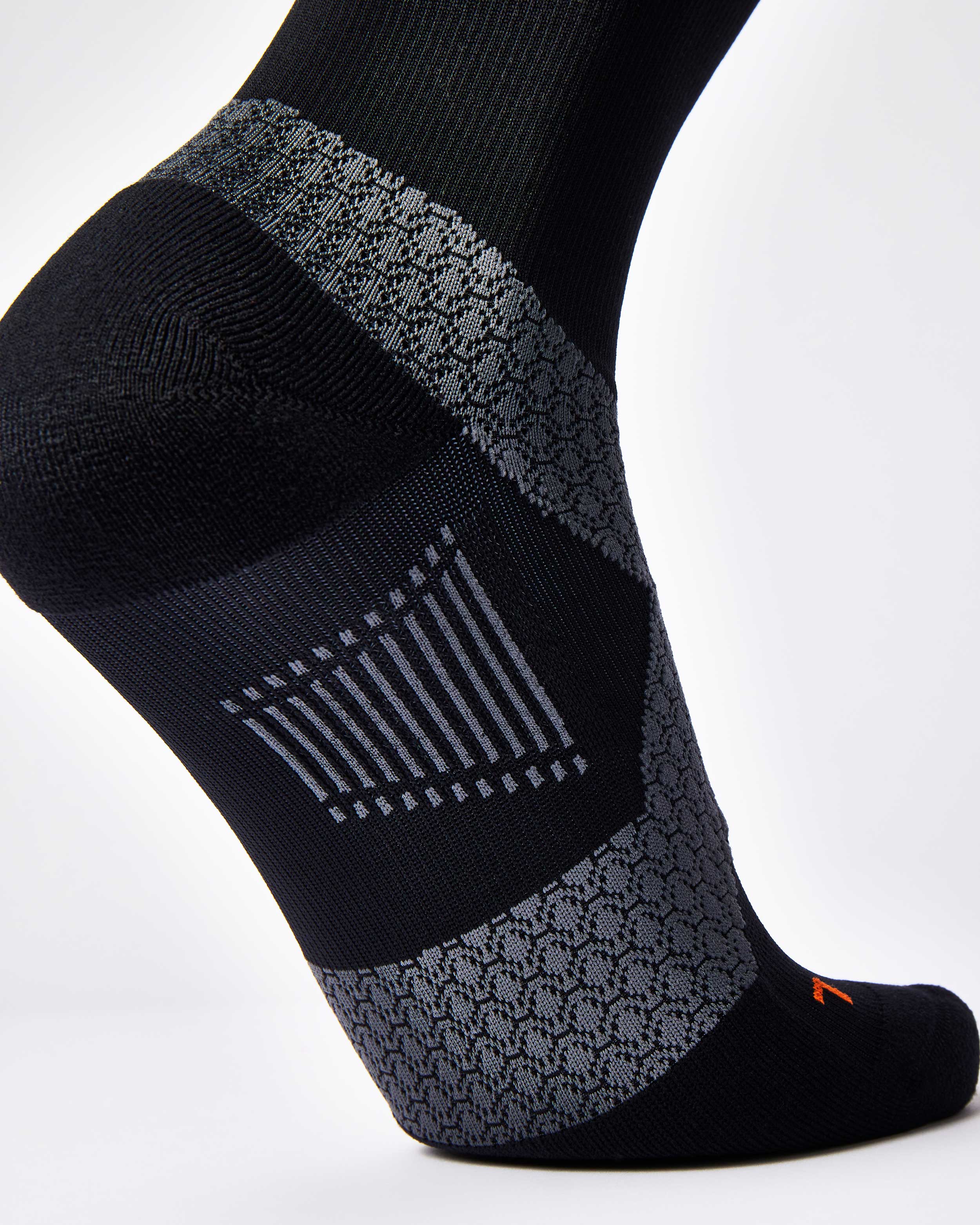 BIOSx Elite Performance Crew Compression Socks - Black
