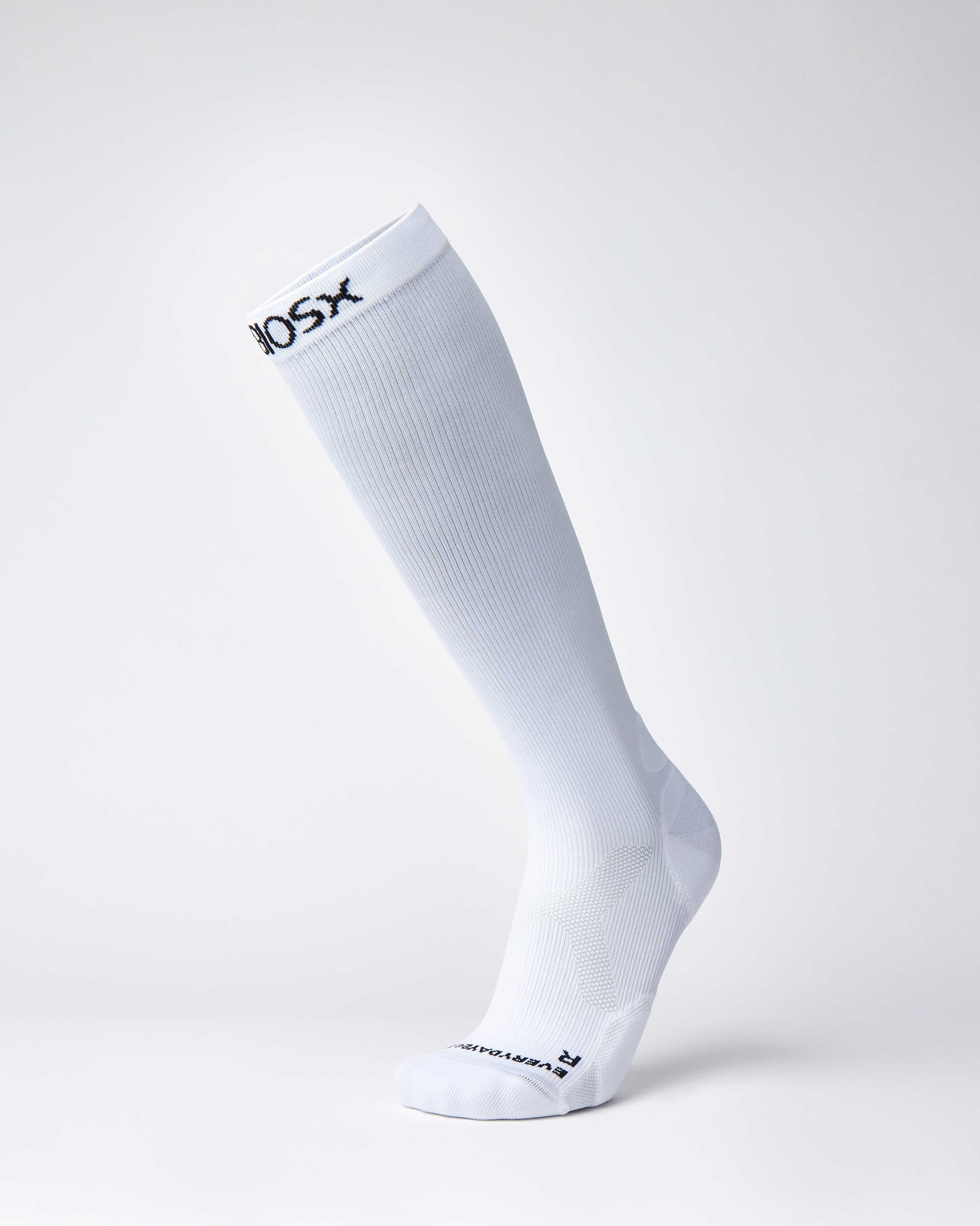 BIOSx Everyday 24/7 Compression Socks - Crisp White