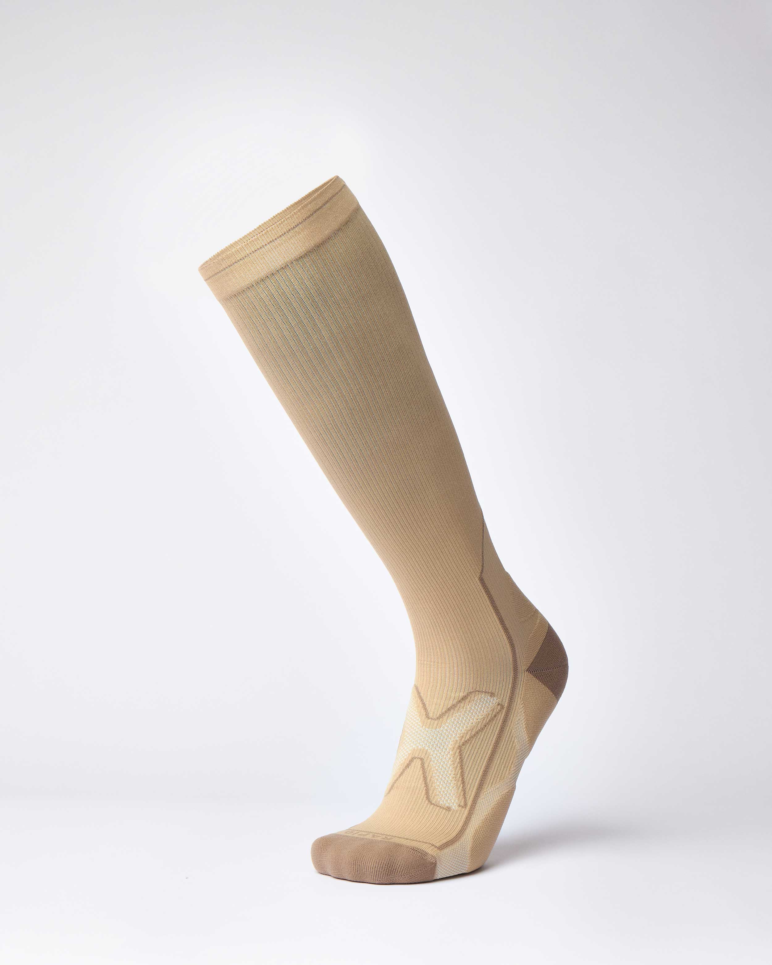 BIOSx Rapid Recovery Compression Socks - Soft Stone