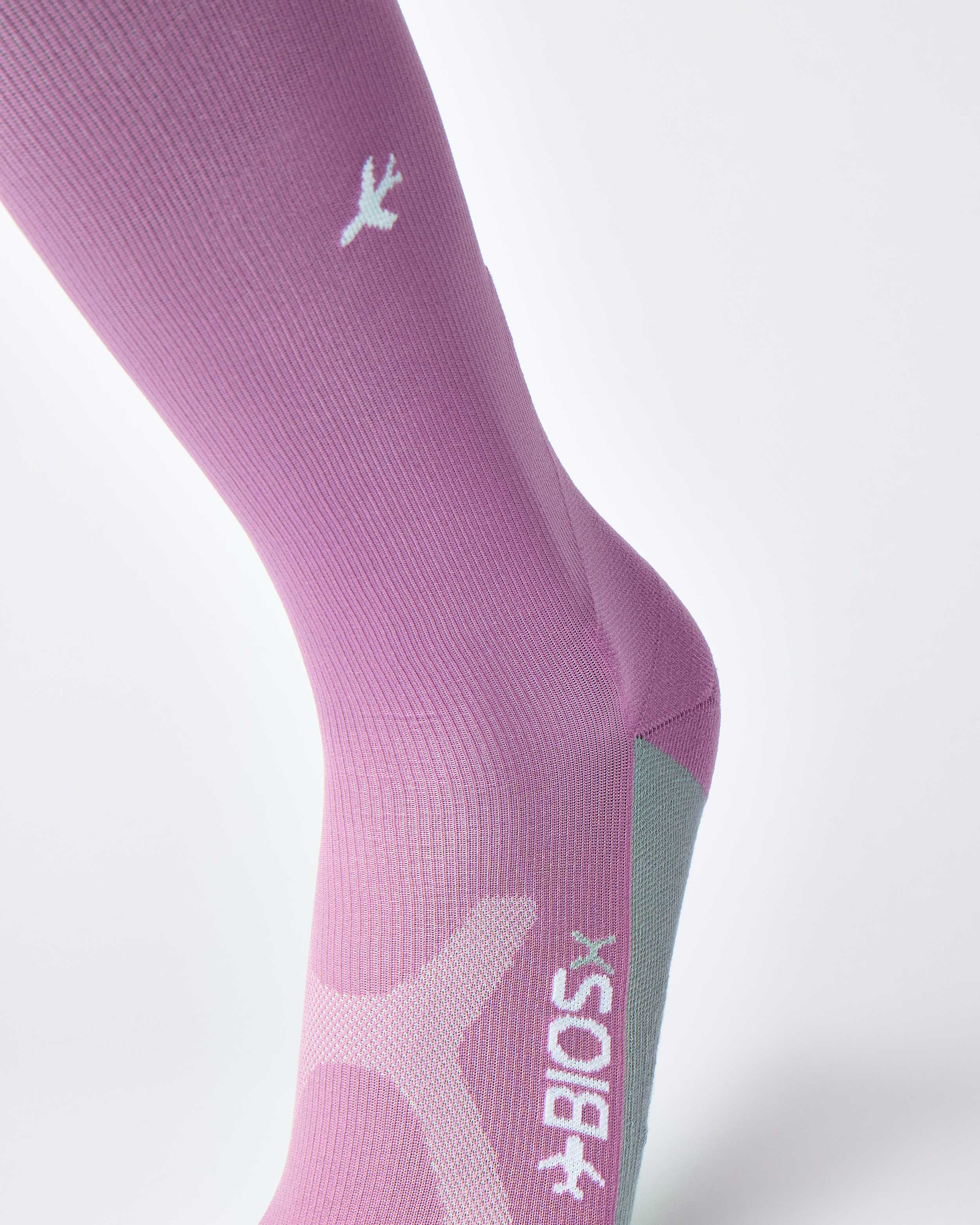 BIOSx Departures Travel Compression Socks - Luxe Lilac
