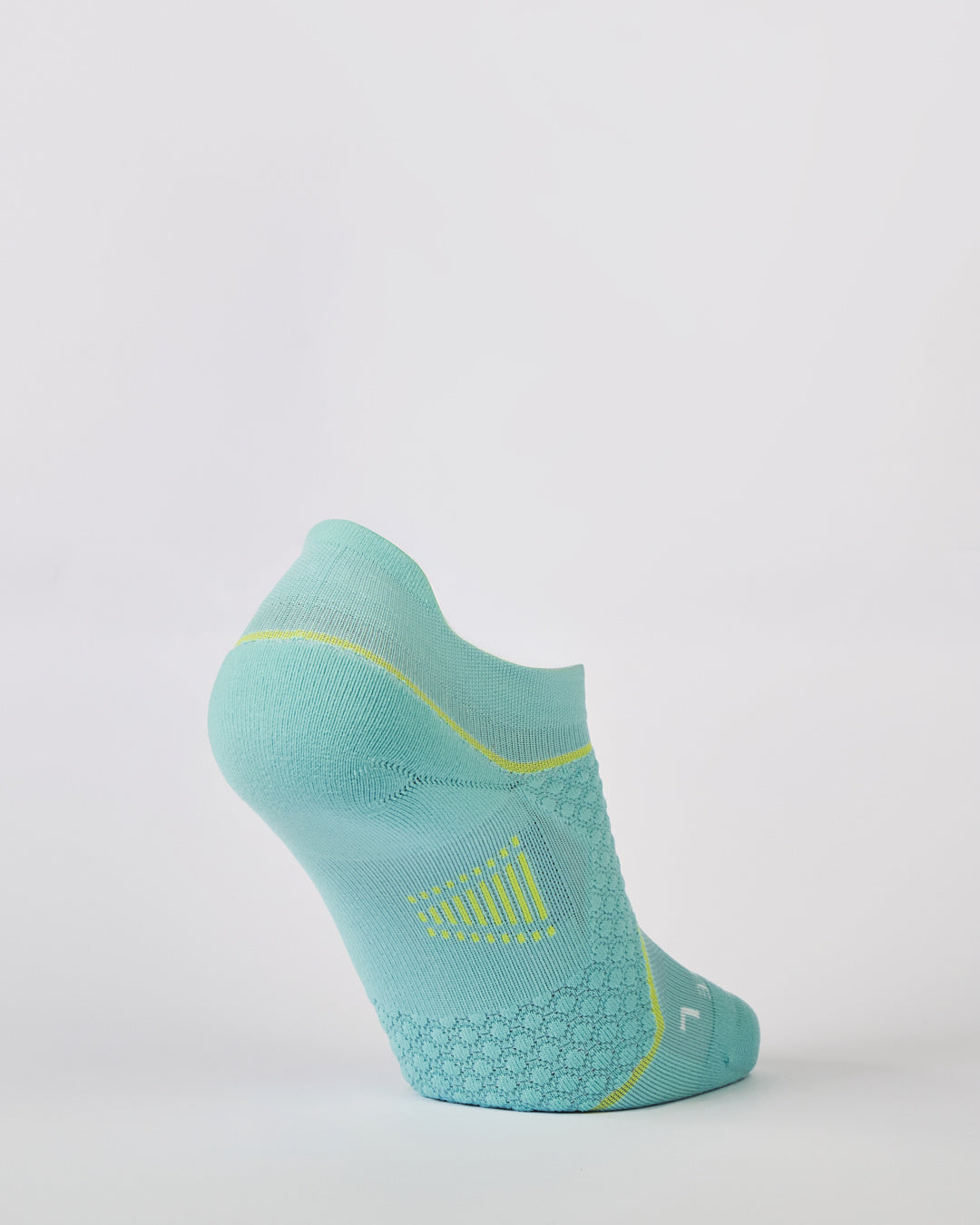 BIOSx Elite Performance No Show Tab Compression Socks - Aqua Blue