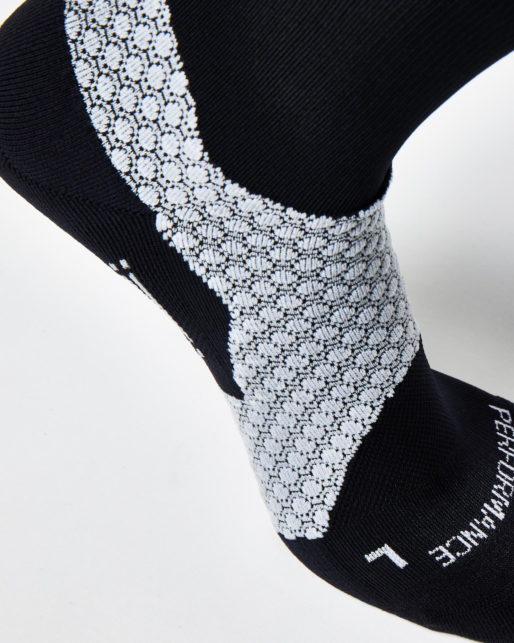 BIOSx Elite Performance Crew Compression Socks - Black